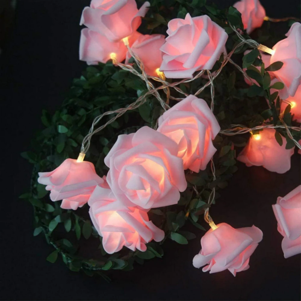 LED Rose Shaped String Lights - Image 11